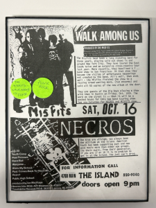 The Misfits - Walk Among Us Framed Flyer