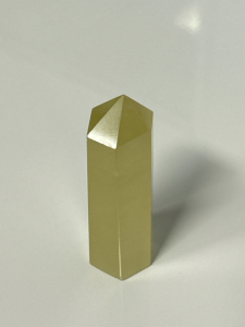 375 Ct. 3 3/8" Tall Natural Citrine Crystal Hexagonal Spire