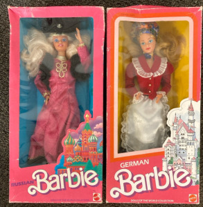 1988 Russian Barbie & 1986 German Barbie Doll