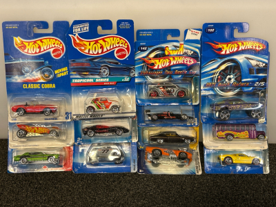 (14) HotWheel Collectible Cars