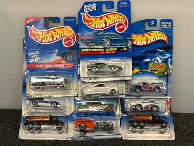 (10) HotWheel Collectible Cars