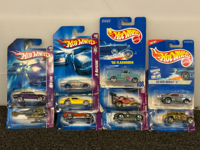 (10) HotWheel Collectible Cars
