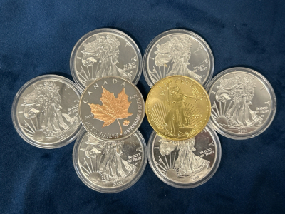 (8) Commemorative Coins