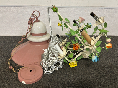(2) Beautiful Vintage Light Fixtures