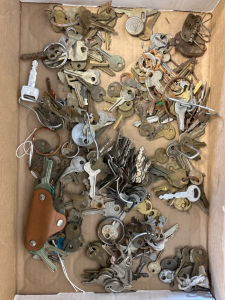 Large Collection Of Vintage Keys