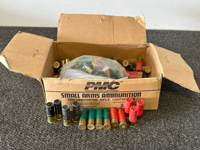 Box Of Mixed 12 Ga. Shotgun Cartridges