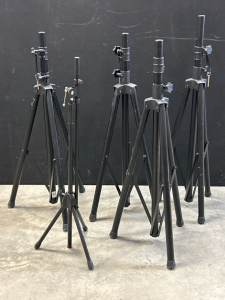 (5) Adjustable Tripod Stands- Musicians Gear