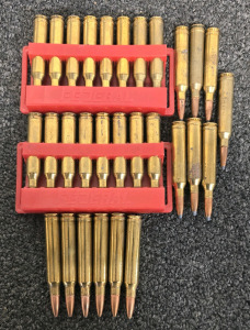 Ammunition- (23) 7mm Remington Mag, (6) .300 Win Mag