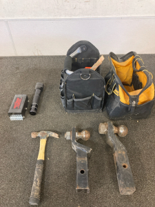 Toolbags, Ball Hitches and Various Tools