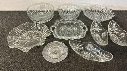 Beautiful Bowl Glass, Plates, And Trays