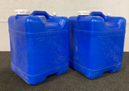 (2) 5 Gallon Water Tanks