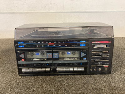Cassette Player, Vinyl Player, & Radio