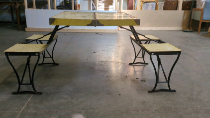 Vintage Folding Children's Picnic Table