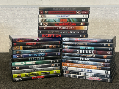 (30) Action Based Movies: King Kong, John Wick, Rambo, Terminator and More