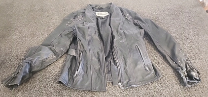 Derringer Leather Jacket Size Medium