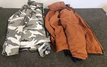 Winter Coats One Winter Camo Both XL