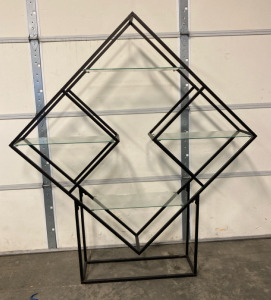Large Diamond Glass Shelf