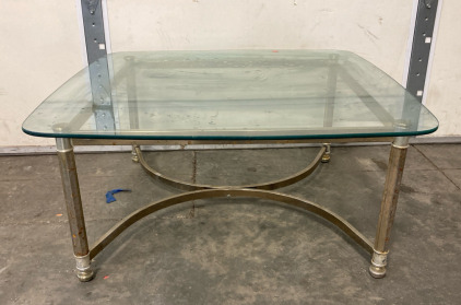 Glass Top Coffee Table