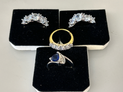 (4) Beautiful Rings