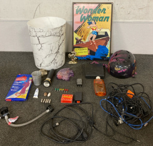 DC Wonder Woman &ldquo;The Invisible Trail&rdquo;, Marble Trash Can, and More!