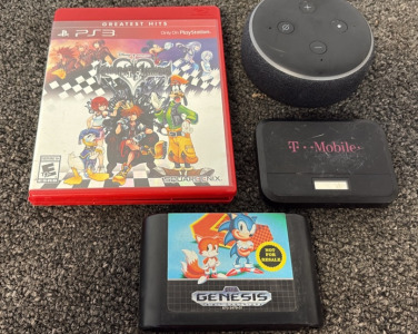 PS3 Game, Amazon Speaker, T-Mobile Router
