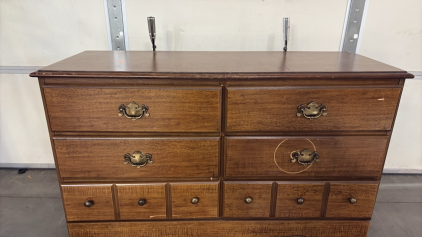 Brown 6 Draw Dresser