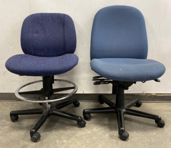 (2) Rolling Office Chairs