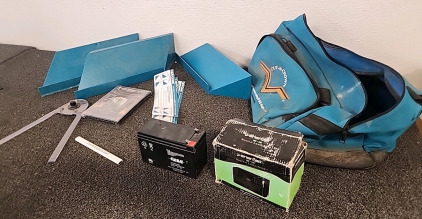 Cut-N- Crown Precision Cuts.. Crown Molding Kit ..Enercell 12v Battery..
