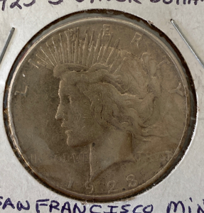 1923-S Silver Peace Dollar