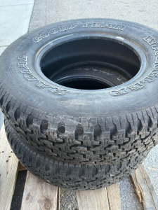 (2) Good Year Wrangler P235/75R15
