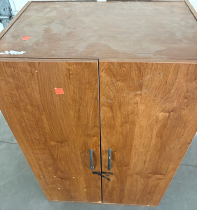 Brown Shelf Cabinet