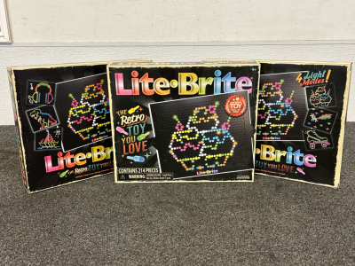 (3) New In Box Retro Lite Brites