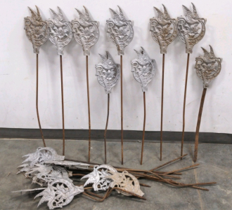 (20) Metal Decor Stakes