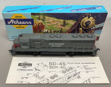 Athearn SD-45 SDP-40 Southern Pacific #8803 Diesel Road Locomotive Electric Train