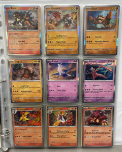 (150+) Pok&eacute;mon Cards In Binder W/ Tons Of Holos And Rares