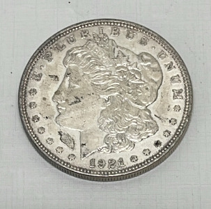 1921 Morgan Silver Dollar Coin