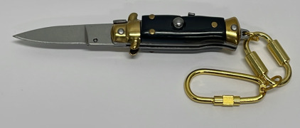 Mini Vintage Style Working Switchblade Knife Keychain