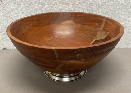Godinger 12-1/2&rdquo; Wood Salad Bowl