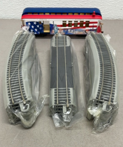 Hawthorn Village &ldquo;Liberty & Freedom Combine Car&rdquo; Electric Train And 16 Pc. Track W/ C.O.A.