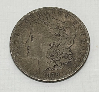 1879 Morgan Silver Dollar Coin