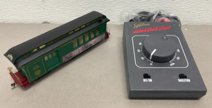 Hawthorn Village &ldquo;Holiday Gathering Combine Car&rdquo; Electric Train And Transformer W/ C.O.A.
