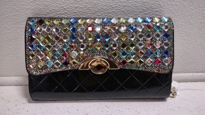 Diamond Crystal Envelope Bag