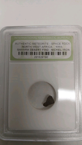 Authentic Meteorite Sahara Desert Find (Nickel Iron)