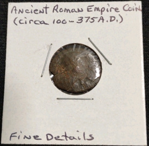 Ancient Roman Empire Coin Circa 100-375 A.D.