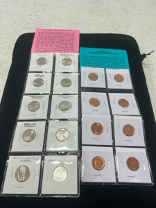 (10) Westward Journey Nickel Set (8) Uncirculated Mint Set Medallions