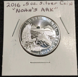 2016 .5 oz. Silver Coin "Noah's Ark"