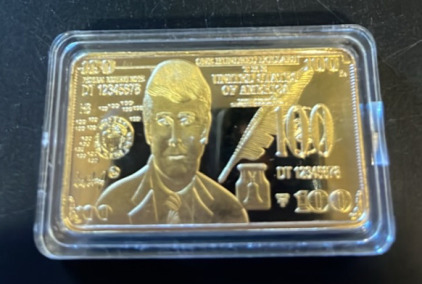 Replica Donald Turmp Gold Bar