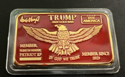 Replica 2024 Trump Gold Bar