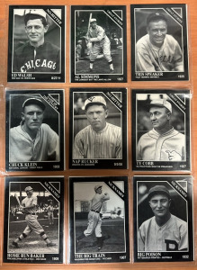 180 Vintage MLB Baseball Player Cards