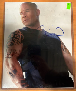 Signed Vin Diesel 10&rdquo;x8&rdquo; Photograph With Certificate of Authenticity